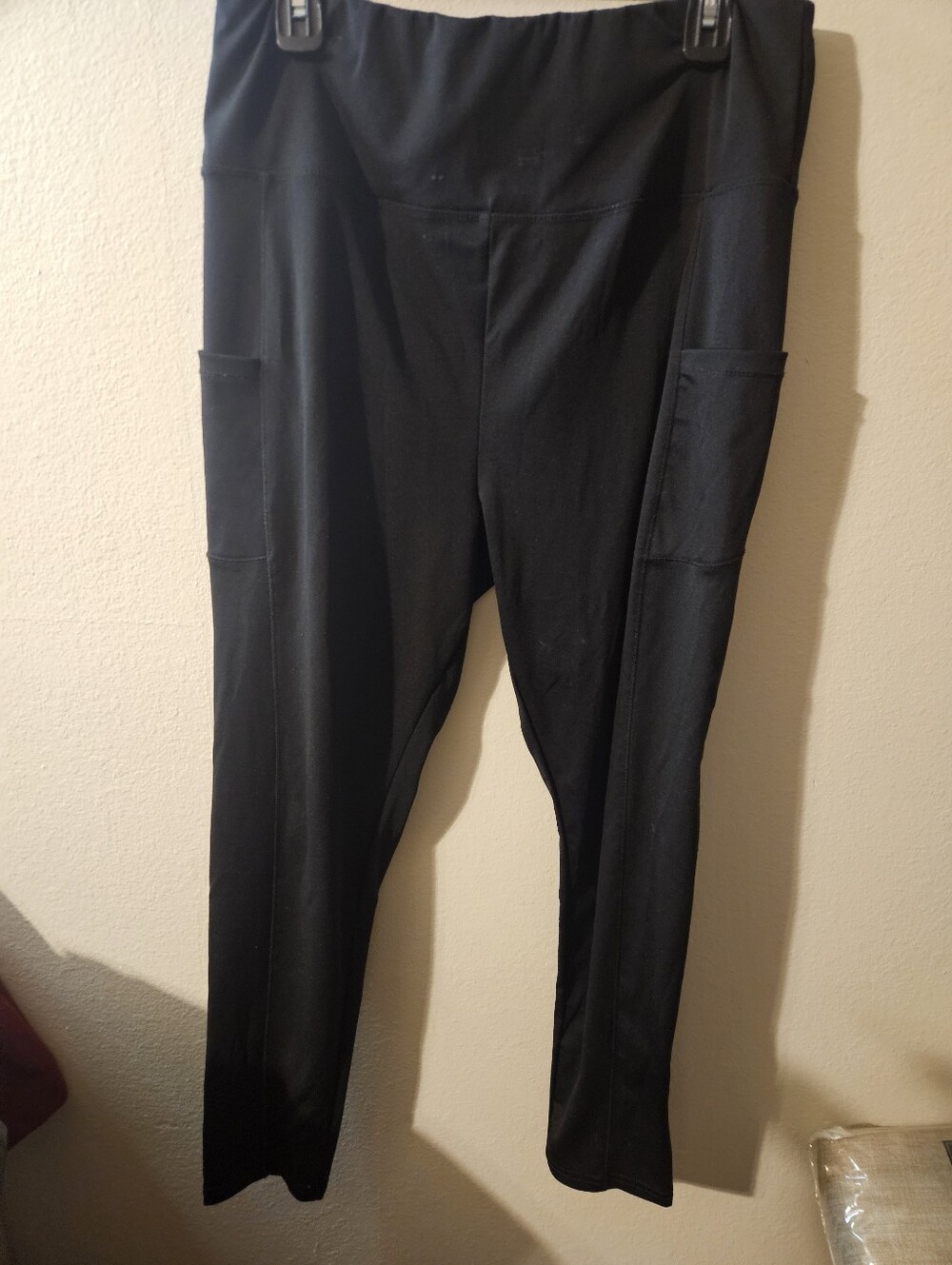 Shosho Womans Black Leggings Size 3x